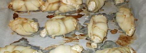 рулеты из телапии с творожным сыром и орехами. Шаг 9