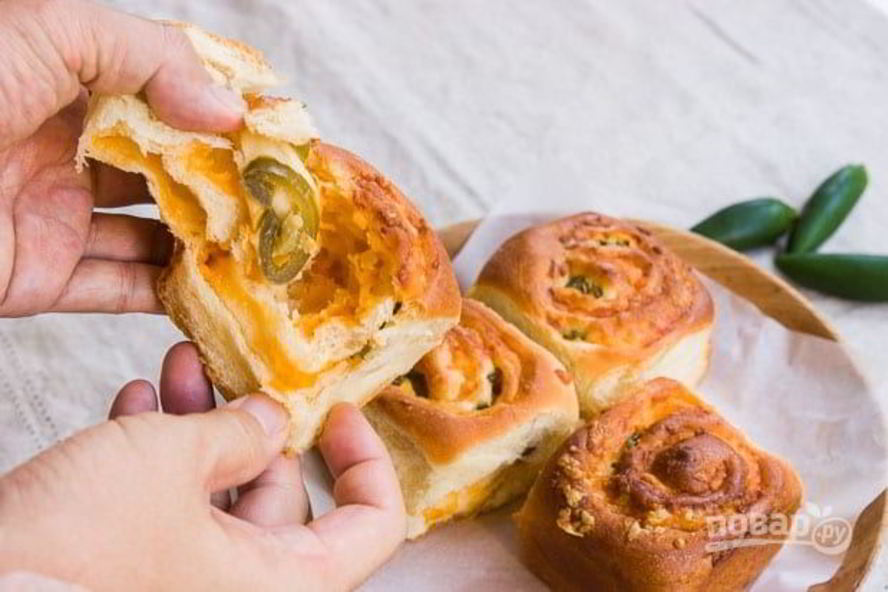 Рецепт рулеты с сыром и перцем