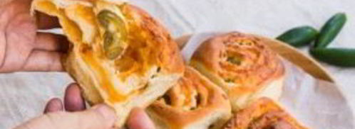 рулеты с сыром и перцем. Шаг 6