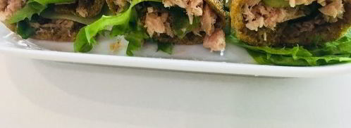 ржаные рулетики с тунцом. Шаг 8