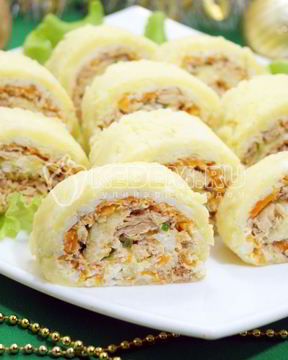 Салат-рулет Карнавал