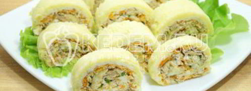 салат-рулет карнавал. Шаг 10