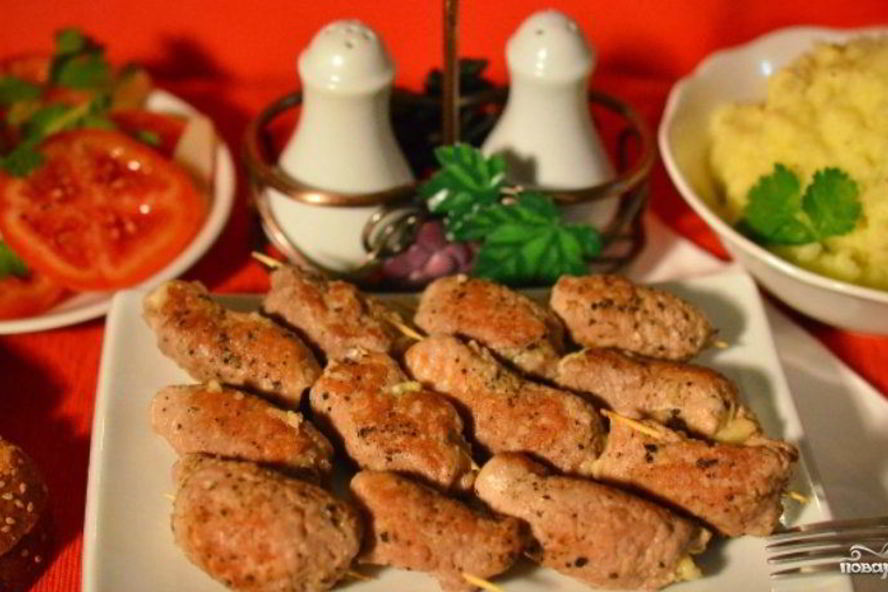 Рецепт свиные рулетики с сыром