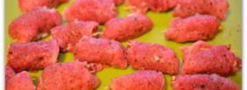 свиные рулетики с сыром. Шаг 5