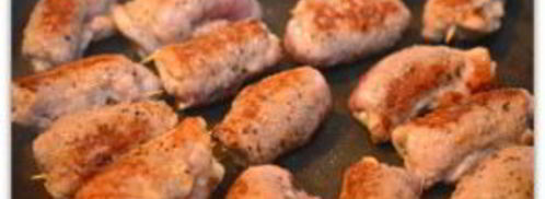 свиные рулетики с сыром. Шаг 6