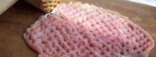 свиные рулеты с сыром и грибами. Шаг 2