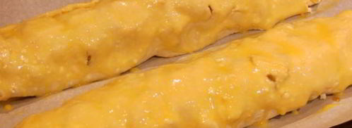 яблочный рулет из творожного теста. Шаг 4