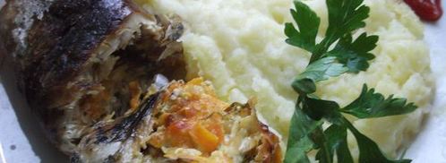 запеченные рулеты из скумбрии. Шаг 11