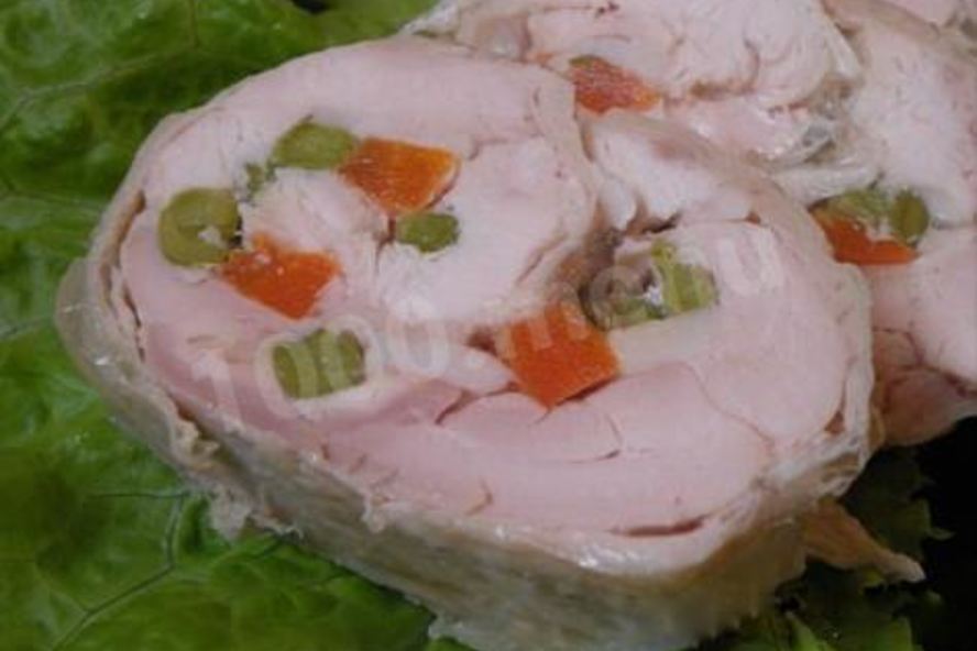 Рецепт руляда из курицы