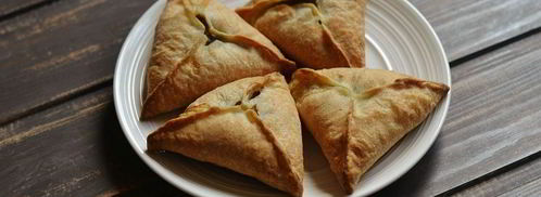 самса из слоеного теста. Шаг 12