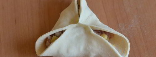 самса из слоеного теста. Шаг 9