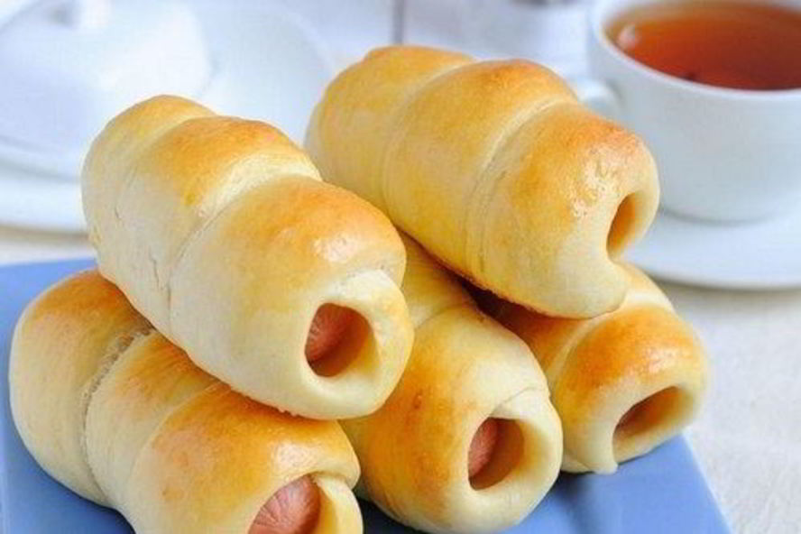 Рецепт сосиски в дрожжевом тесте