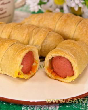 Сосиски в слоеном тесте