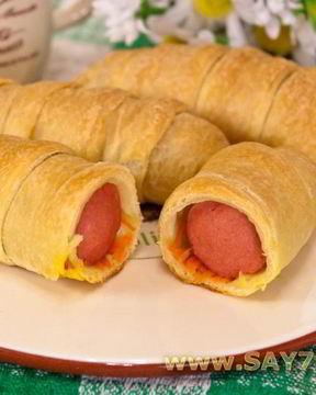 Сосиски в слоеном тесте