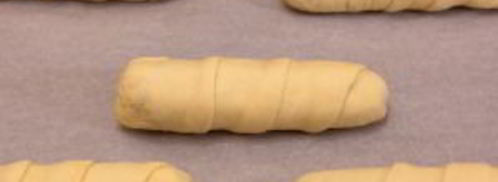 сосиски в слоеном тесте. Шаг 7