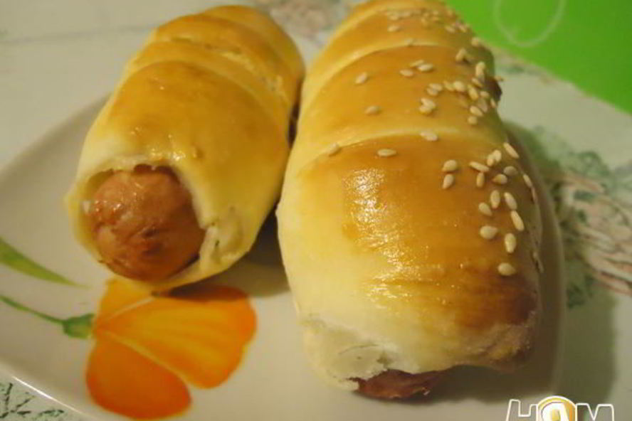 Рецепт сосиски в тесте с сюрпризом