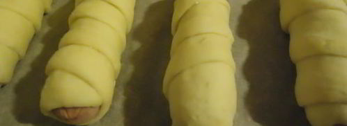 сосиски в тесте с сюрпризом. Шаг 6