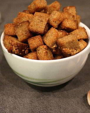 Сухарики с чесноком