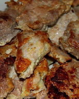 Свинина, маринованная в яйцах