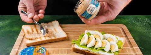 клаб-сэндвич с лососевым паштетом. Шаг 4