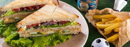 клаб-сэндвич с лососевым паштетом. Шаг 6