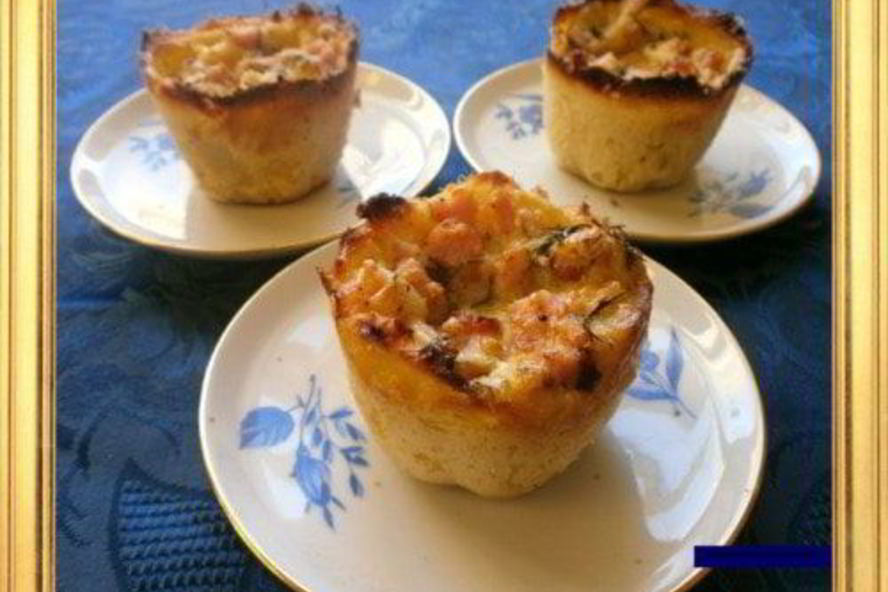 Рецепт картофельные тарталетки с начинкой