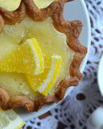 Лимонные тарталетки с лимонным мармеладом