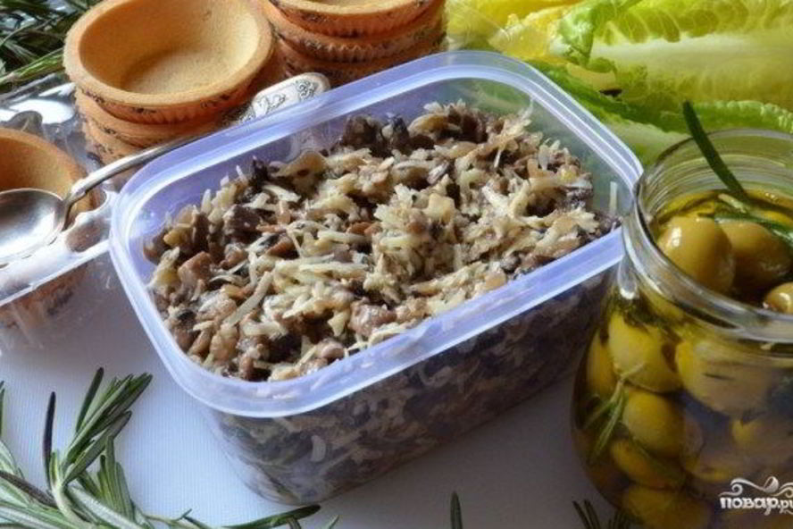 Рецепт начинка для тарталеток с грибами