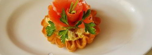 новогодние тарталетки с семгой. Шаг 13