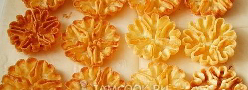 новогодние тарталетки с семгой. Шаг 6