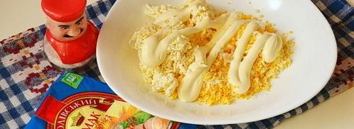 новогодние тарталетки с семгой. Шаг 7