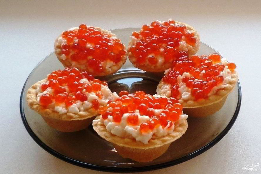 Рецепт новогодние тарталетки