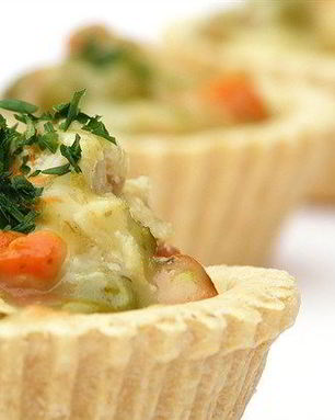 Овощные тарталетки