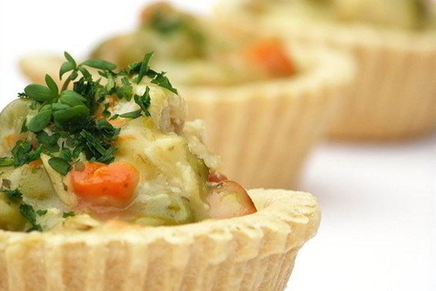 Рецепт овощные тарталетки