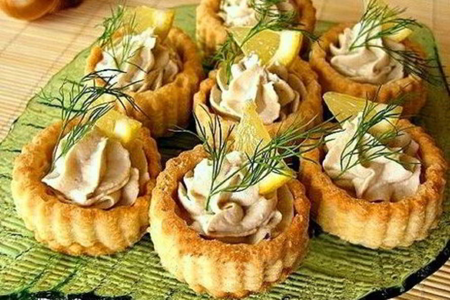 Рецепт сырные тарталетки с кунжутом