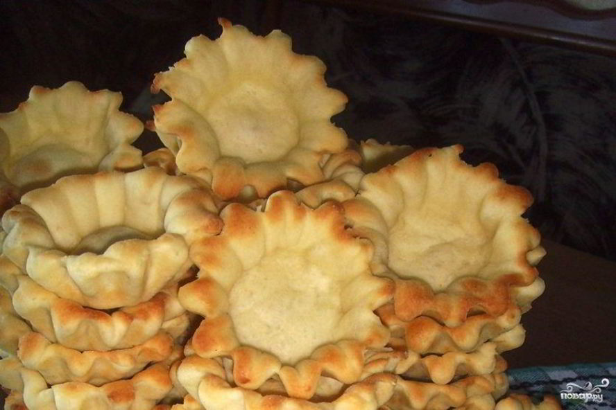 Рецепт тарталетки без начинки