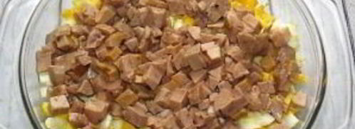 тарталетки из печени трески. Шаг 4