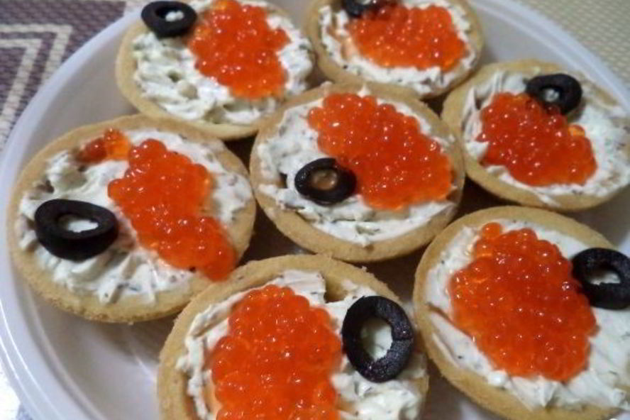 Рецепт тарталетки на праздничный стол