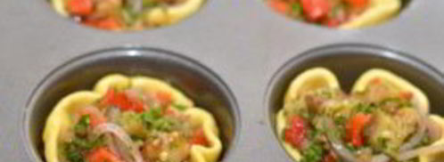 тарталетки с баклажанами. Шаг 10