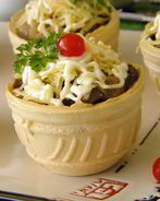 Тарталетки с грибами