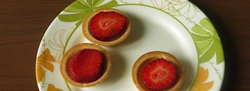 тарталетки с клубникой и мороженым на гриле. Шаг 7