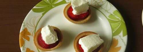 тарталетки с клубникой и мороженым на гриле. Шаг 8