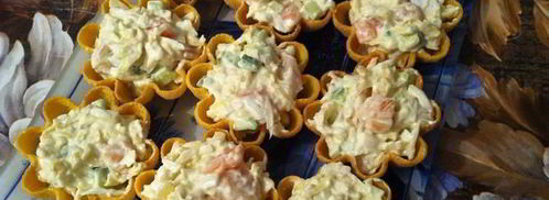 тарталетки с красной рыбой. Шаг 11