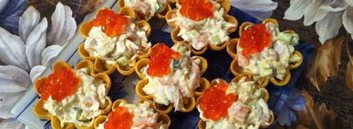 тарталетки с красной рыбой. Шаг 12