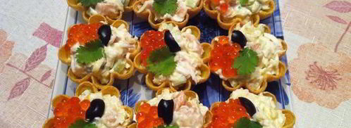 тарталетки с красной рыбой. Шаг 13