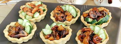 тарталетки с креветками. Шаг 7