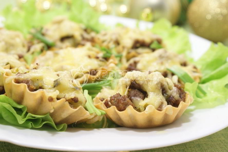 Рецепт тарталетки с начинкой новогодний сюрприз