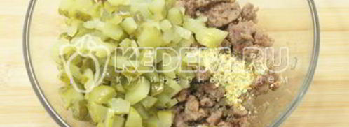 тарталетки с начинкой новогодний сюрприз. Шаг 4