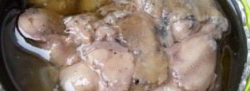 тарталетки с печенью трески и яйцом. Шаг 2