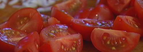 тарталетки с помидорами и соусом песто. Шаг 4